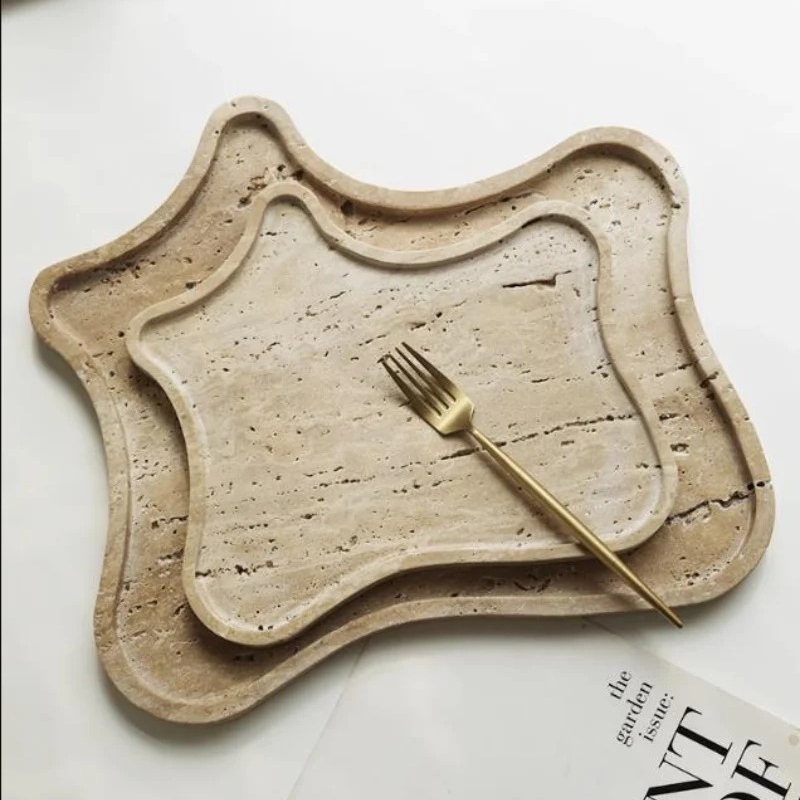 travertine large tray