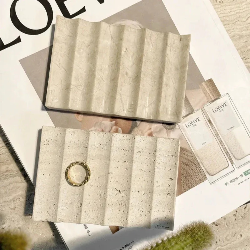 Luxury natural stone tray