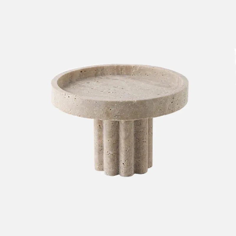 custom design travertine tray