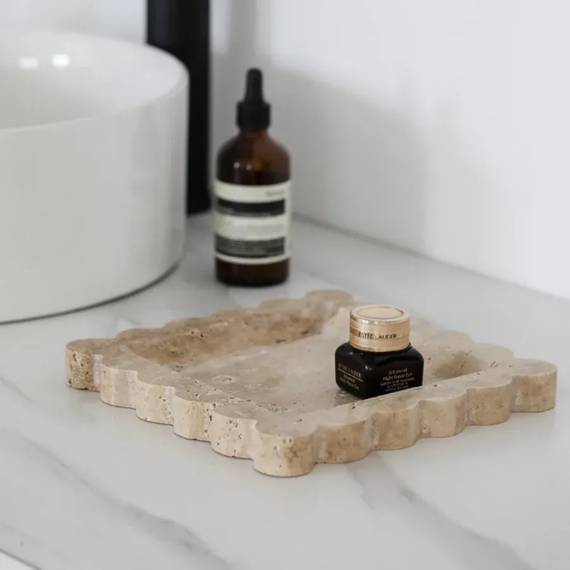 Custom Travertine Jewelry Trays