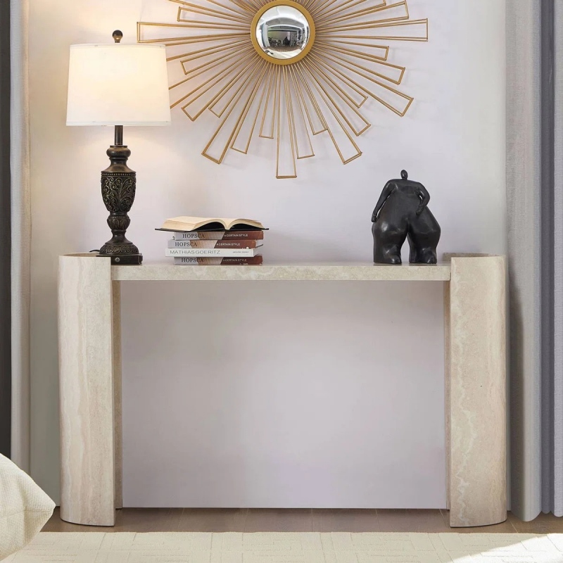 Marble Console Table for Living Room