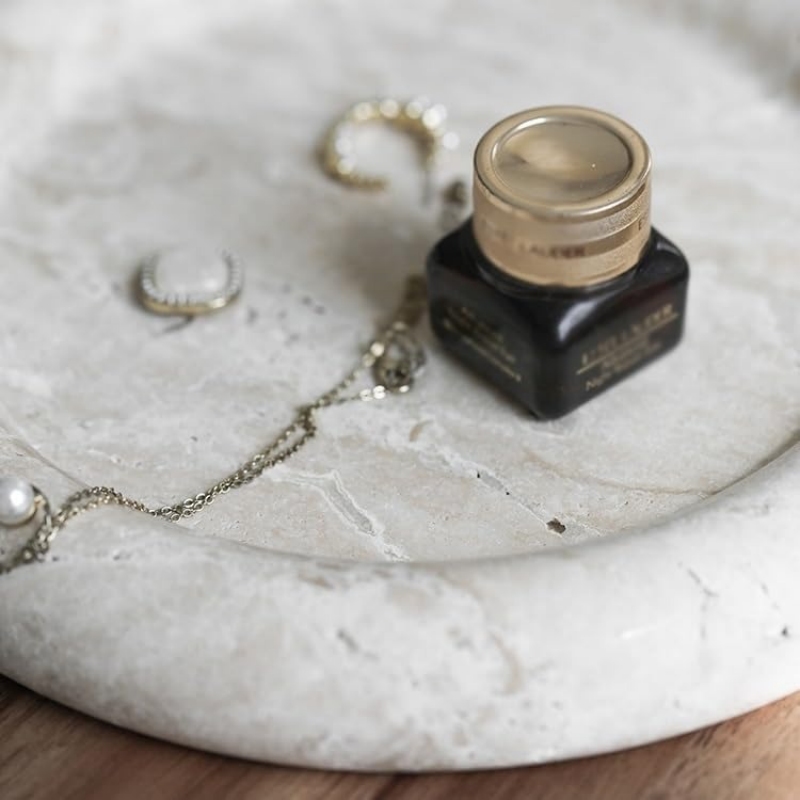 nordic style trinket marble tray