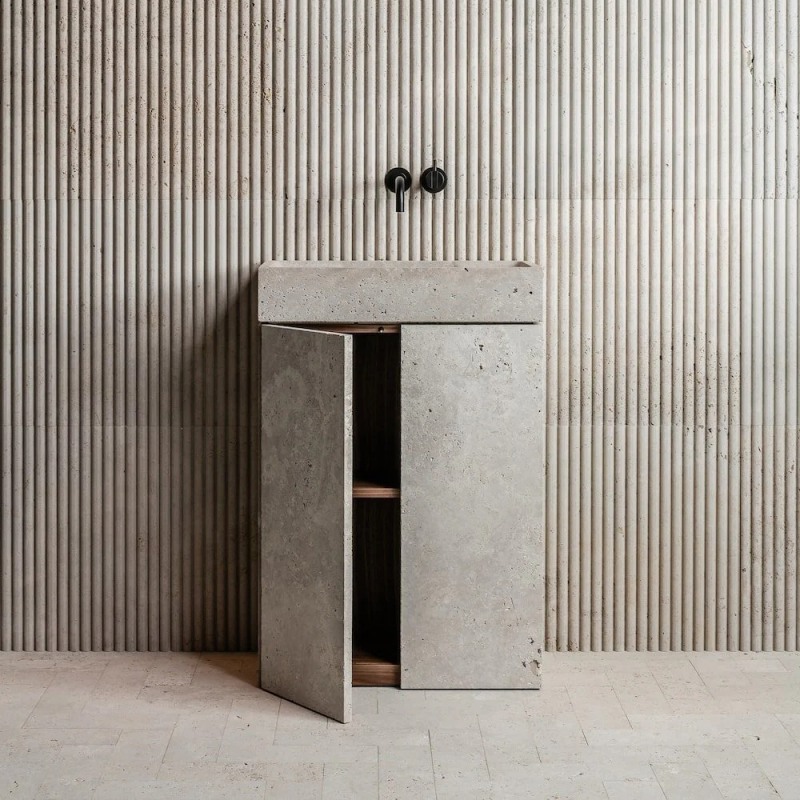 Nordic Style Beige Travertine Sink