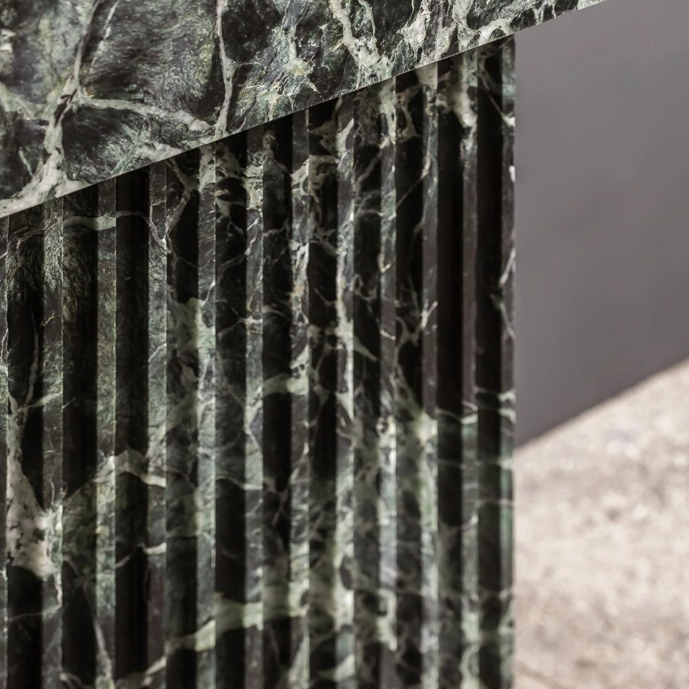 Pia de pedestal de mármore Verde Alpi