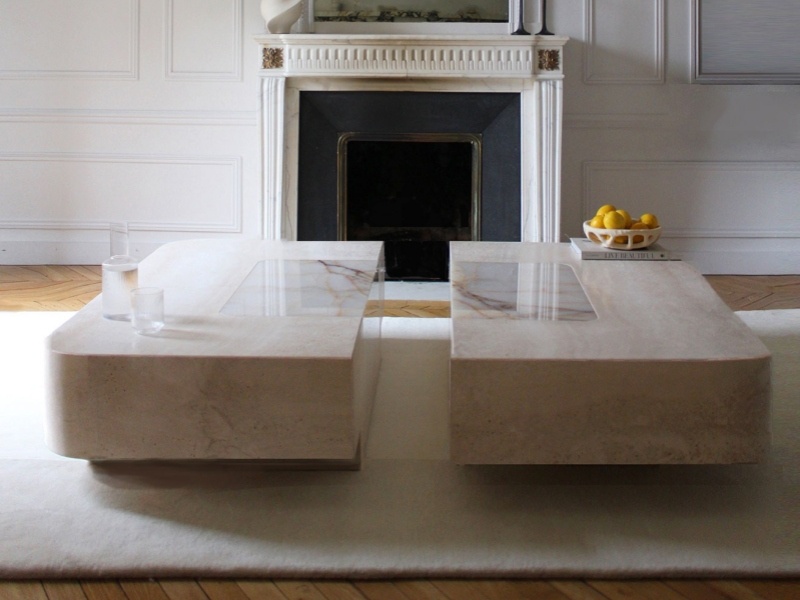 Qual é a razão pela qual o mármore é tão popular no setor de hospitalidade?