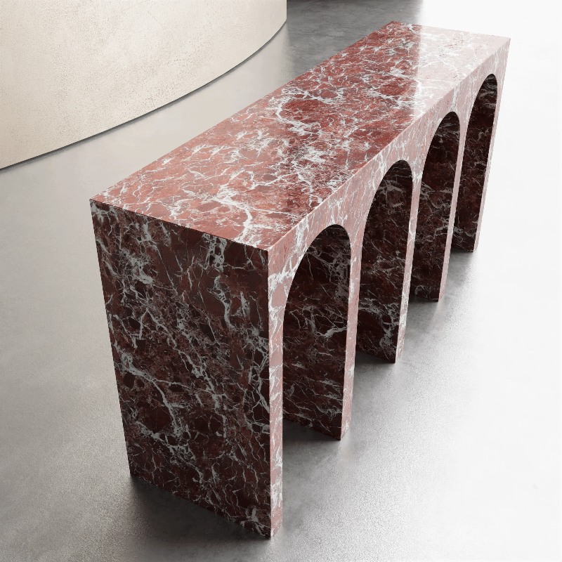 Marble Console Table for Living Room
