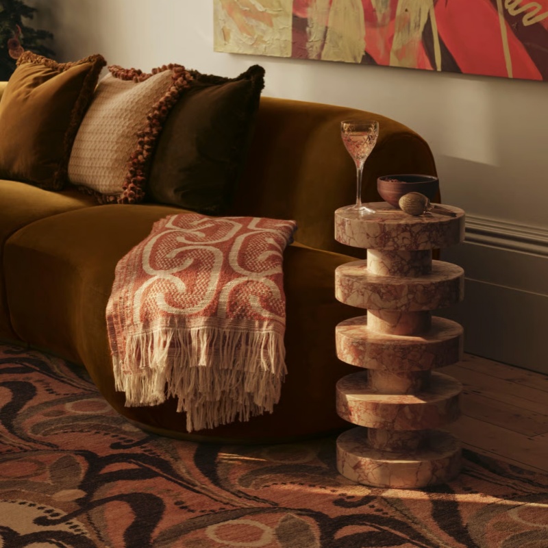 marble top side table